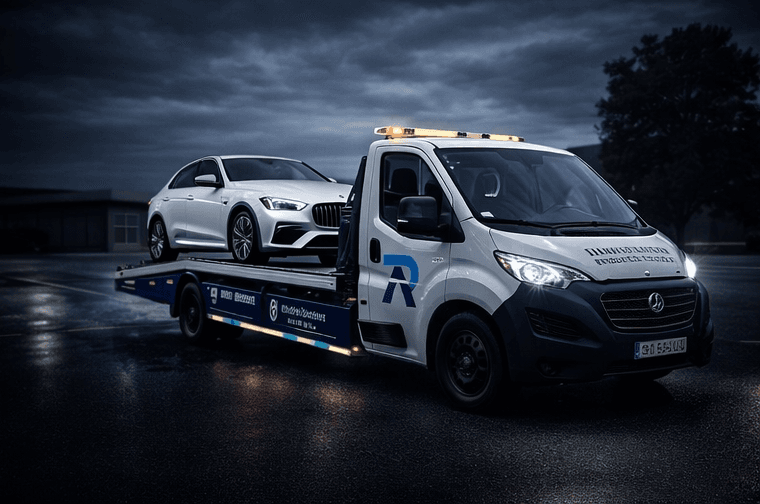 Transport pojazdu autolawetą